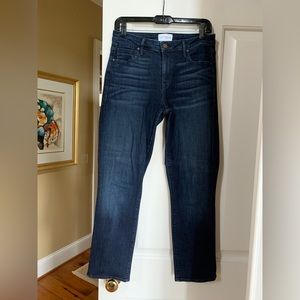 Parker Smith Ankle Stretch Denim Jeans with Back Accent Buttons Sz 27